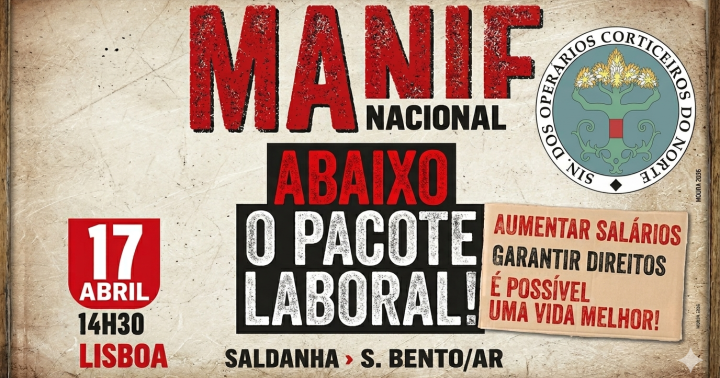 Manifestação 17 Abril Lisboa 