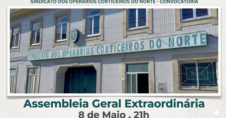 Assembleia Geral Extraordinária 8 Maio 