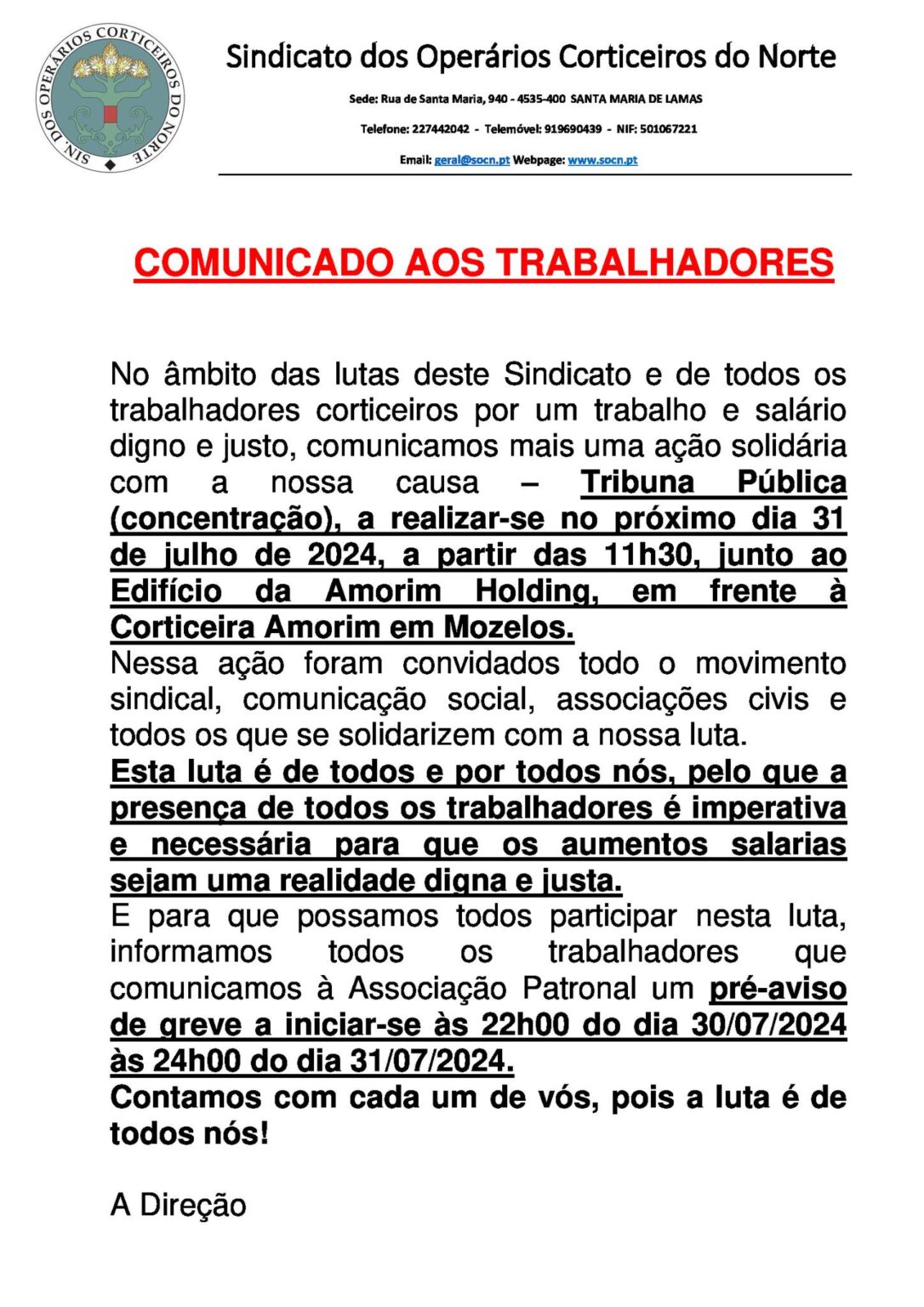 comunicado tribuna publica 31 07 2024 11h30