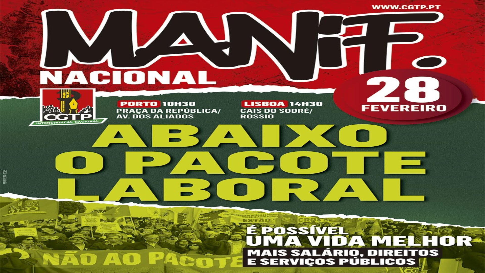 Manifestação 28 Fevereiro